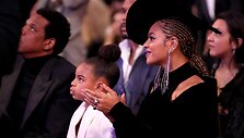 Jay Z, Blue Ivy, Beyonce