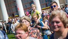 Pakruojo dvaro Barono gimtadienio akimirka