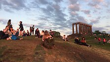 Edinburgo vaizdai/ &bdquo;Calton&ldquo; kalvos panorama