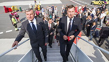 Bendrovės &bdquo;Air Lituanica&ldquo; inauguracija ir pirmasis skrydis