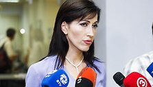 Piketas prie Aplinkos ministerijos prie&scaron; "Chevron"
