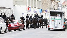 Spalvinga eisena pajudėjo nuo V.Kudirkos aik&scaron;tės link Luki&scaron;kių 