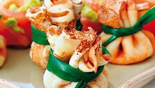 Lietiniai su džiovintais pomidorais ir feta