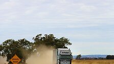 &bdquo;Volvo FH16&ldquo; bandomasis važiavimas Australijoje