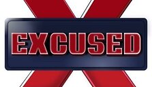 Amerikieti&scaron;kos laidos &bdquo;Excused&ldquo; logotipas