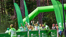 &bdquo;Color run&ldquo; bėgimas Vilniuje. Vytauto Draginio nuotr. 