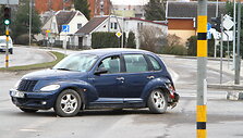 &bdquo;Chrysler&ldquo; ir &bdquo;Toyota&ldquo; avarija Panevėžyje