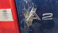 Ap&scaron;audytas ukrainiečių automobilis