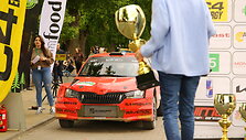 &bdquo;Rally Žemaitija 2023&ldquo; fini&scaron;o podiumas