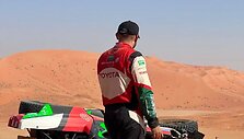 Yazeed Al Rajhi avarija &bdquo;48 Chrono&ldquo; etapo pradžioje