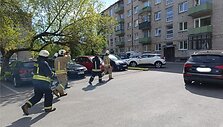 &bdquo;Citroen&ldquo; ir &bdquo;Lexus&ldquo; avarija Kėdainiuose