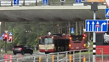 Autobuso ir troleibuso avarija Vilniuje