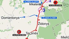&bdquo;Perlas Go Rally Dzūkija&ldquo; žemėlapiai