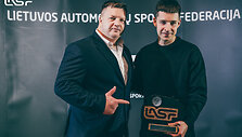 Ovidijus Va&scaron;takas ir Matas Žalandauskas atsiėmė 2025 metų sezono trofėjus