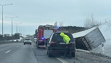 Avarija A1 magistralėje ties Elektrėnais