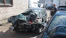 Automobilis po avarijos