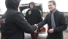 Apdovanojimų akimirka