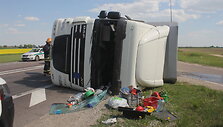 Avarija Panevėžio aplinkkelyje