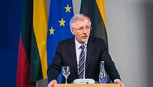 Seimo Europos reikalų komiteto pirmininkas, LSDDP pirmininkas Gediminas Kirkilas. 