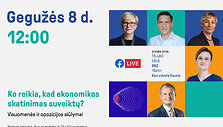 TSLK diskusija apie ekonomika