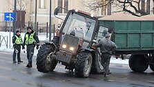 Traktoriaus avarija Joni&scaron;kyje