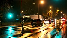 &Scaron;iaulių policija užtvėrė Tilžės gatvę