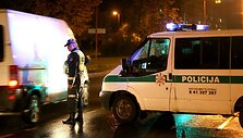 &Scaron;iaulių policija užtvėrė Tilžės gatvę