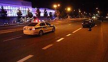 &Scaron;iauliuose girtas vairuotojas nulaužė &scaron;viesoforą