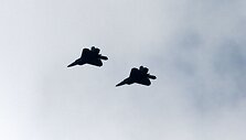 Lietuvos kariniame aerodrome - JAV naikintuvai &bdquo;F-22 Raptor&ldquo;