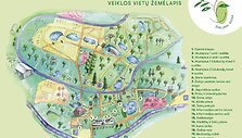 &Scaron;ventės veiklų vietų žemelapis