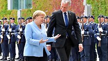 G.Nausėda ir A.Merkel