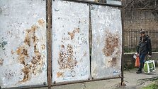 Rinkiminiai plakatai prie&scaron; kovo 4 dienos balsavimą Italijoje