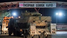 Turkijos kariuomenė įžengė į Sirijos kudrų teritoriją