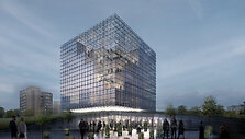 &bdquo;Cloud architektai&ldquo; pasiūlymas Lietuvos banko būstinei 