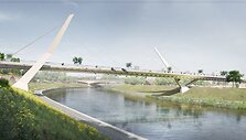 Naujo tilto vir&scaron; Nerį architektūriniai pasiūlymai 