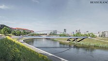Naujo tilto vir&scaron; Nerį architektūriniai pasiūlymai 