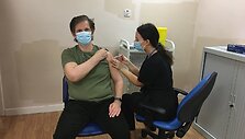 Nerijus Numa pasiskiepijo &bdquo;AstraZeneca&ldquo; vakcina