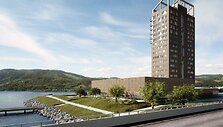 Medinis dangoraižis &bdquo;Mjostarnet&ldquo;, arch. &bdquo;Voll Arkitekter&ldquo;