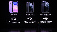 &bdquo;iPhone 11&ldquo; serijos telefonų kainos grąžinant savo &bdquo;iPhone&ldquo; telefoną