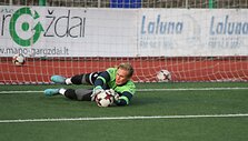Titas Krapikas ir Lietuvos futbolo jaunimo (iki 21 metų) rinktinė rengiasi mačui su danais.