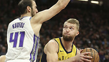 &bdquo;Indiana Pacers&ldquo; ir &bdquo;Sacramento Kings&ldquo; mačo akimirka.