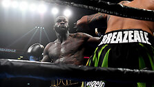 Deontay Wilderis Niujorke nokautavo Dominicą Breazeale'ą pirmajame raunde.