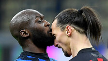 Romelu Lukaku ir Zlatanas Ibrahimovičius