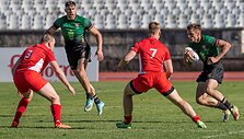 Lietuvos regbio septynetų rinktinė Europos čempionate pirmajame ture užėmė 7 vietą.