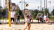 Vilniuje vyksta Lietuvos paplūdimio tinklinio čempionato finalinis etapas.