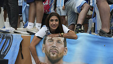 Argentinos ir Prancūzijos sirgaliai prie&scaron; finalą Katare