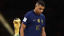 Kylianas Mbappe pasaulio čempionato finale pelnė 3 įvarčius.