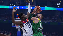 Jarenas Jacksonas Jr ir Jonas Valančiūnas pasaulio čempionate.