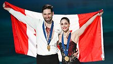 Deanna Stellato-Dudek ir Maxime'as Deshampsas pirmą kartą laimėjo auksą pasaulio čempionate.