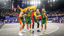 Lietuvos krep&scaron;inio rinktinė 3x3 triumfavo mū&scaron;yje dėl olimpinės bronzos.